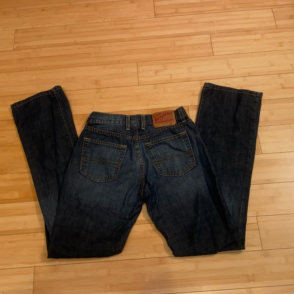 Lucky Brand 🍀 “Classic Easy Rider” Jeans size 00/24 🍀 - Picture 12 of 15